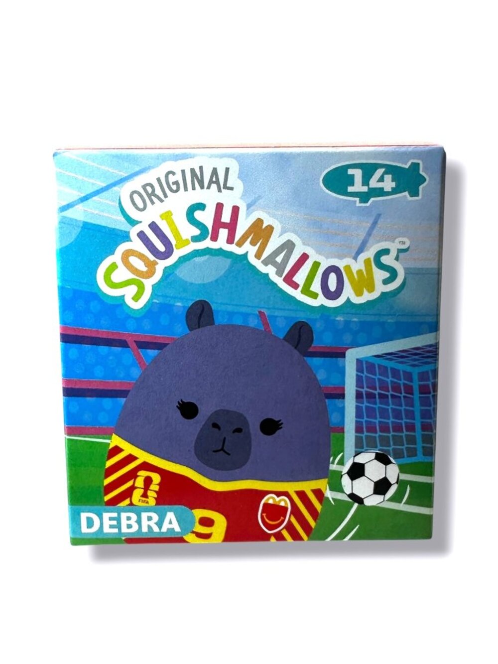 Original Squishmallows Debra Soccer Player McDonalds X FIFA 2026 Collectible Toy